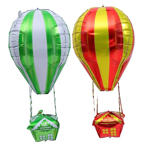 Abaodam 2 Stk Ballon raumdeko balloons balongas Bühnendekoration party accessoires geburtstagsdeko dekoration party luftbalons Dekoration für Junggesellinnenabschiede Aluminiumfolie Green von Abaodam