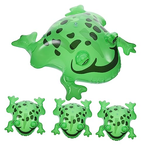 Abaodam 20 Sätze Aufblasbarer Froschballon Aufblasbares Spielzeug Niedliche Froschballons Tierballons Sommerparty Ballon Froschdekor Bounce Frösche Spielzeug Aufblasbare Frösche von Abaodam