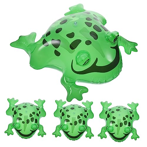 Abaodam 20 Sätze Aufblasbarer Froschballon interaktives Kinderspielzeug Schwimmbadspielzeug kindergeburtstags dekoration aufblasbares spielzeug Frösche Ballon-Tischdekorationen PVC Green von Abaodam