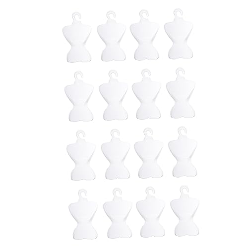 Abaodam 200st Kleiderbügel Mini-Modell-Spielzeug Schaufensterpuppe Nähen Puppenständer Mini Formelles Kleid Minipuppe Minispielzeug Für Mädchen Puppenkleiderregal Transparent Plastik von Abaodam