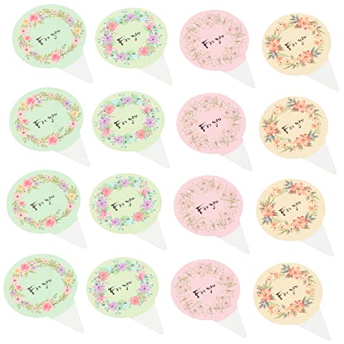 Abaodam 200st Runder Torteneinsatz Hochzeitsdekoration Hochzeitssträuße Dekorative Cupcake-topper Runde Tortendekorationen Cupcake-topper Für Hochzeiten Tortenaufsätze Papier von Abaodam