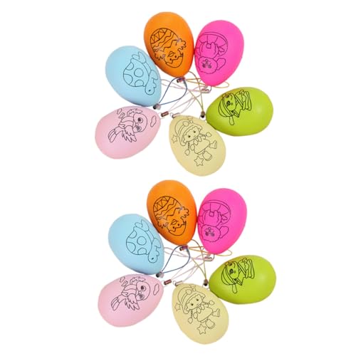 Abaodam 20St Eier bemalen ostegeschenke 0stergeschenke easter decoration DIY Ostereier Ostergeschenke für bemalte Ostereier Kinderspielzeug DIY Plastik von Abaodam