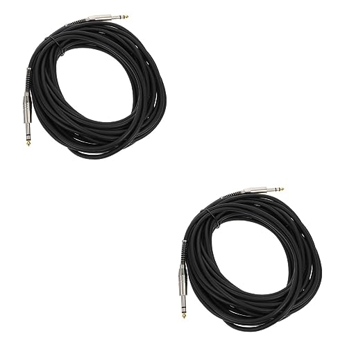 Abaodam 2St Audiokabel für E-Gitarre gitarre kabel versorgung Aux-Kabel für Gitarre gitarrenkabel guitar cable lautsprecher gitarre kabel Audioverbindungskabel Umweltschutz-PVC von Abaodam