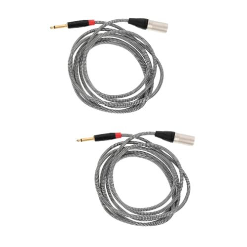 Abaodam 2St Öffentliches Audiokabel von kabel für elektrische gitarre Audiokabel für Mikrofon gitarrenkabel guitar cable lautsprecher gitarre kabel versorgung Audioverbindungskabel von Abaodam