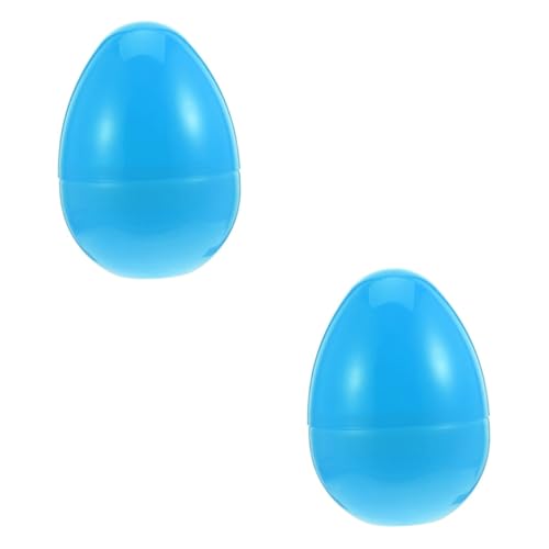 Abaodam 2St Osterdeko-Eier Lebensmitteldekor Eier befüllbar Party-Ei vorgefüllte Ostereier leer Osterkisten easter egg decoration ozdoby wielkanocne DIY party ei dekor Ei-Ornament Heu Blue von Abaodam