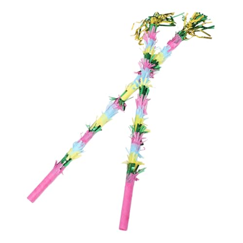 Abaodam 2st Pinata- Spiele Für Geburtstagsfeiern Pinata-stick Zum Geburtstag Lustiger Piñata-stick Bunte Pinata-sticks Für Kinder Pinata-schlagstab Piñata-sticks Pvc von Abaodam