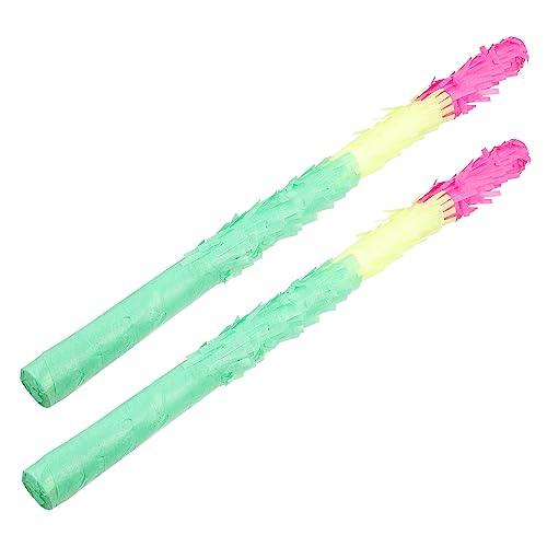 Abaodam 2st Pinata-spielzeugstock Bunte Pinata-sticks Spielzubehör Zum Geburtstag Süßigkeiten-sticks Für Die Party Piñata-sticks Mehrfarbige Pinata-sticks Zuckerstangen Für Papier von Abaodam