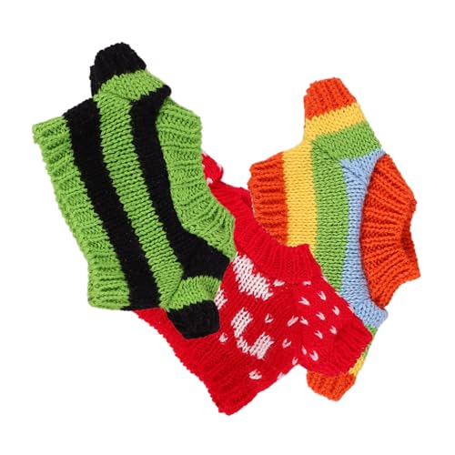 Abaodam 3-teiliges Puppen-Set für Spielzeugpuppen Gefüllte Kleidung Mädchen-puppenkostüm Leicht Zu Tragen Puppenpullover-Set von Abaodam