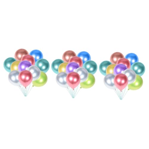 Abaodam 300 Stk Ballon Partydekorationen Bunte Ornamente Layout-requisiten Für Geburtstagsfeiern Dekorationen Für Geburtstagsfeiern Geburtstagsversorgung Partyzubehör Emulsion von Abaodam