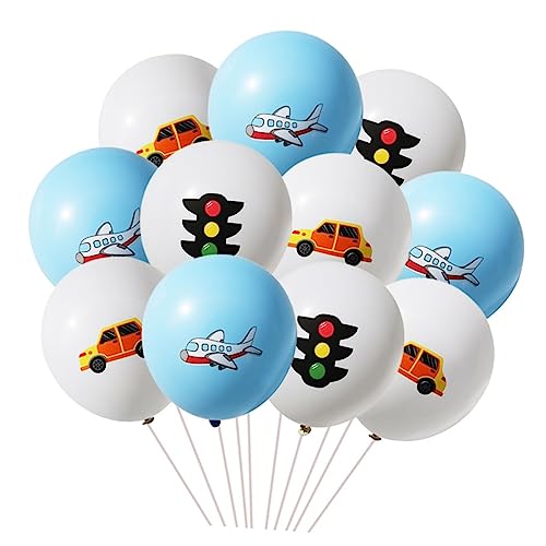 Abaodam 30St Latexballons Ballongirlande zum Aufhängen, Basteldekorationen Ballons Dekoration beige Luftballons Schwarzgoldenes Luftballon-Girlanden-Set Ballons Auto Partyballons von Abaodam