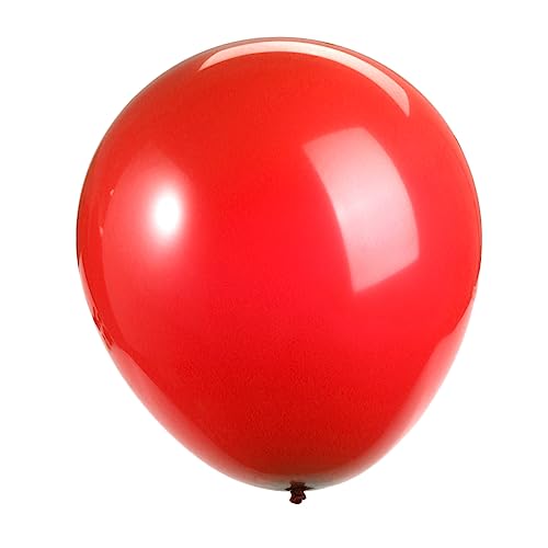 Abaodam 36 Riesige Partyballons Dekoballons Runder Latexballon Runder Ballon Dekoballon Rot von Abaodam