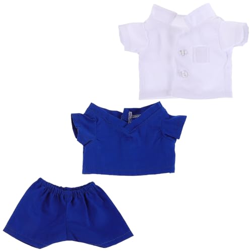 Abaodam 3St Puppenarztuniform Baumwollpuppen Junge Puppen Accessoires Kleidung Plüschpuppen Plüsch Tier Kleidung Kuscheltiere Zubehör Kleidung für Stofftiere Plüschtier-Outfits von Abaodam