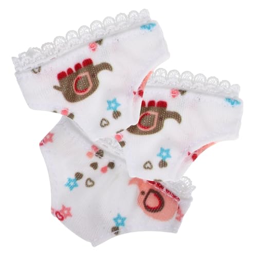 Abaodam 3St -Shorts puppenkleidung Puppen Kleidung Puppen-Kostümzubehör Puppen-Accessoires Puppen-Unterwäsche-Set Puppen Mini-Unterwäsche Spielzeug-Rollenhöschen Puppenhöschen Stoff von Abaodam