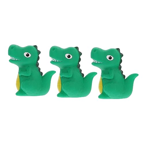 Abaodam 3st Dinosaurier-plugin Figur Einhorn Tortenaufleger Dinosaurierspielzeug Dinosaurier-partyzubehör Kuh-kuchen-topper Dekorationen Dinosaurier- Federnd Karikatur Green Vinyl von Abaodam