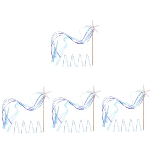 Abaodam 4 Sätze Zauberstäbe Für Mädchen Dekorative Fee Meerjungfrau Zauberstab Feenkleid Fairy Wand Kindergeburtstags Dekoration Feenstöcke Für Mädchen Exquisite Feenstäbe Harz 5 Stück * 4 von Abaodam