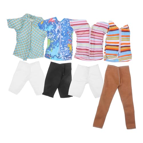 Abaodam 4 Sets Puppen Herrenbekleidung Mode Puppen Kostüme Puppenkleidung Bekleidung Accessoires Für Outfits Für Platzkleidung Jungenkleidung Minikleid Kleidung von Abaodam