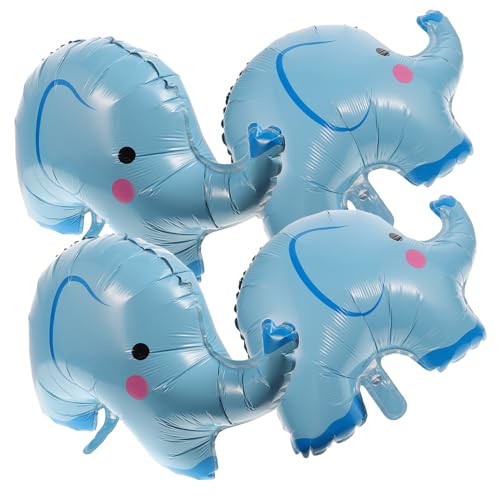 Abaodam 4 Stück Partyballon ballons balloons luftballone luftbalons balongas ballongas Ballongirlande Kinderspielzeug Autospielzeug Ballonpumpe Auto Elefantenballon für von Abaodam