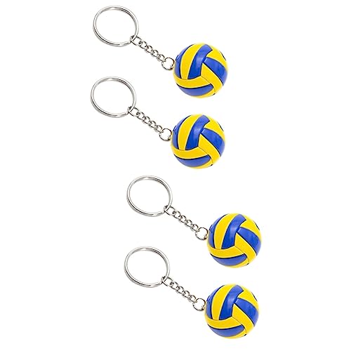 Abaodam 4 Stück Volleyball-Modellspielzeug Basketball-Geldbörse Stressball Schlüsselanhänger kinder schlüsselanhänger volleyball schlüsselanhänger Zubehör für Autodüfte Taschenanhänger von Abaodam