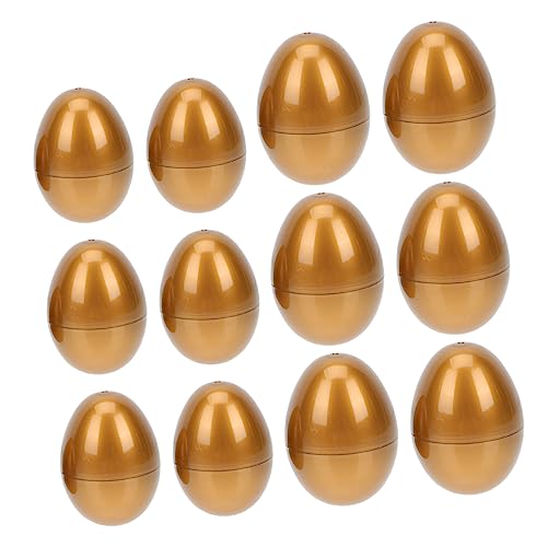 Abaodam 48 Stk Gacha easter eggs ostern süßigkeit box ostern sußichkeiten box künstliches Osterei leere ostereier masse Osterei schmückt Schokoladenschachteln pp Golden von Abaodam