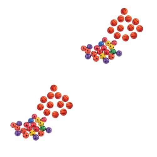 Abaodam 48 Stk Spielzeugball Springball Aus Gummi Kleine Spielbälle von Abaodam