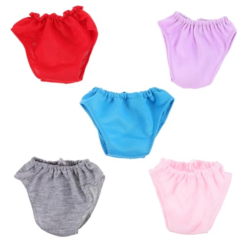 Abaodam 5 Stück 18-Zoll-Puppenhöschen puppenkleidung Puppen Kleidung Puppenunterhose doll Clothes Puppenausstattung Zubehör für Spielzeugpuppen Spielzeugpuppenhöschen Puppenzubehör Stoff von Abaodam