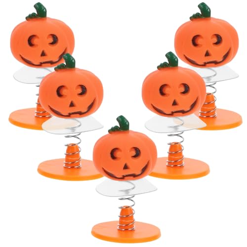 Abaodam 5 Stück Halloween-Springspielzeug Frühlingswerfer-Spielzeug Cartoon-Sprungspielzeug Halloween-Partygeschenke Leckerli-Taschenfüller von Abaodam