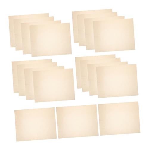 Abaodam 50 Stück Antikes Zikade-flügel-lederpapier Kalligraphie-übungspapier Chinesisches Papier Vietnamesisches Reispapier Kalligraphiepapier Reis Papier Light Brown von Abaodam