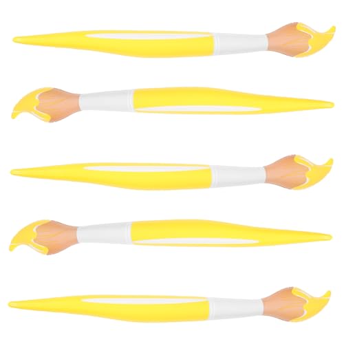 Abaodam 5st Pinselspielzeug Aufblasbarer Pinsel Großer Riesiger Aufblasbarer Stiftballon Riesiger Pinsel Für Party Pinsel Aufblasen Aufblasbarer Stift-jumbo Ballonstift-sets Yellow Pvc von Abaodam