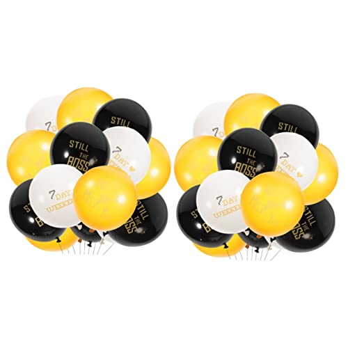 Abaodam 60 Stk Ruhestand Dekoration Requisiten der Ruhestandsfeier Ruhestand Ballons Latexballons Ruhestand Partydekoration Ruhestand Ballon zum Thema Ruhestand Party-Layout-Ballons von Abaodam