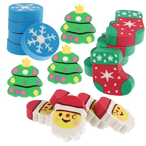 Abaodam 60 Teiliges Weihnachts Radiergummi Set Mit Bunten Weihnachtsmotiven Ideal Für Schule Und Kreative Bastelprojekte Perfektes Für Und Mitgebsel Für Weihnachtsfeiern von Abaodam