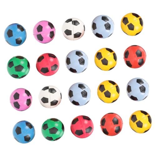 Abaodam 80 Stk Flummi kleine Hüpfbälle Mini-Sportbälle große Fußbälle Mini-Fußball Schaumstoff-Fußbälle stringy balls gummiball Osterhüpfbälle Mini-Hüpfbälle Synthesekautschuk von Abaodam