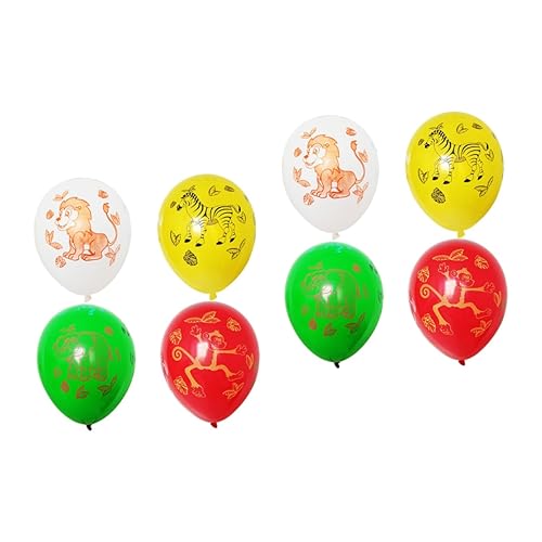 Abaodam 80 Stk Hochzeitsballons wandverkleidung wand polsterung geburtstagsdekoration deckenverkleidung luftballone geburtstagdeko balloons Partyballons Dinosaurier-Ballons Latexballons von Abaodam