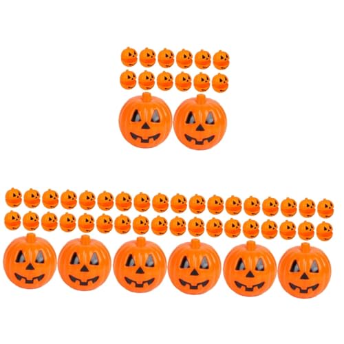 Abaodam 96 Stk Kürbis-blindbox Kürbislicht Halloween-kürbis-süßigkeitsschüssel Kürbis-dekor Halloween-requisiten Süßigkeitenbehälter Behälter Für Halloween-leckereien Mini-kürbishalter Pp von Abaodam