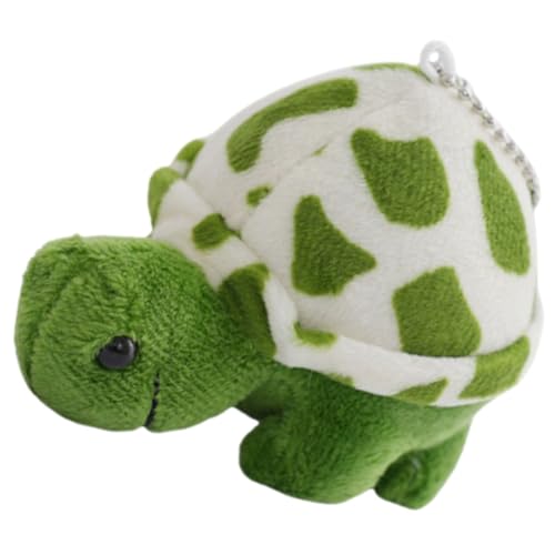 Abaodam Kuscheltier Schildkröte Schlüsselanhänger Weiches üschspielzeug Als Niedliches Deko Element Fluffiger Turtle Anhänger Tiefgrün Für Und Accessoires von Abaodam