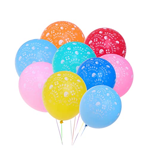 Abaodam Bedruckte Luftballons Happy Birthday Personalisierte Ballons Für Partys Hochzeiten Und Feierlichkeiten Naturlatex Ballons Perfekte Partydekoration von Abaodam