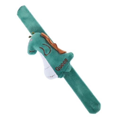 Abaodam Dinosaurier-Armband Plüsch tragen Badespielzeug für Babys Hundespielzeug kinderspielzeug dinosaurier Ohrfeigenarmbänder zur Dekoration Partygeschenke Legierung Green von Abaodam