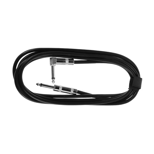 Abaodam Gitarrenkabel Kabel Für Gitarreninstrumente Kabel Für Bassverstärker Gitarren-effektkabel E-gitarren-patchkabel Stereo-audiokabel Audio-instrumentenkabel Basskabel Kupferkern Black von Abaodam