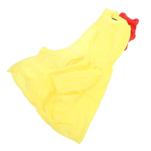 Abaodam Puppenpyjama Puppenkleidung puppenbademantel Puppenverkleidung Puppenkostümparty Puppenkleiderständer Kleidung für Puppen Kleidung für Babypuppen Babypuppenmantel Flanell Yellow von Abaodam