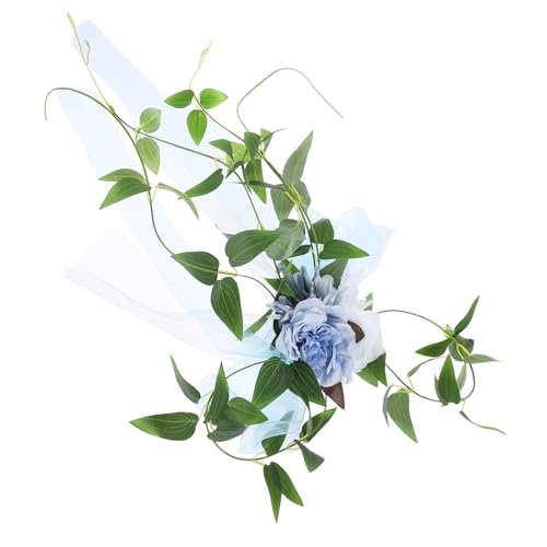 Abaodam Blumen für Die Stuhllehne Zur Hochzeit Künstliche Blumen Dekoration für Die Hochzeit Blumenschmuck für Die Hochzeit Verbesserung Der Hochzeitsszene von Abaodam