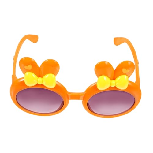 Abaodam sonnenbrillen für kinder blöde sonnenbrille Neuartige Sonnenbrille Mädchen kinder sonnenbrille kinder zubehör gläser Partybrille Partygeschenke Harz Yellow von Abaodam