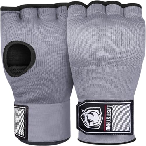 Abbdbd MMA Halbfinger-Gel-boxhandschuh, Muay-Thai-Training, Handwickel-innenhandschuh Langer Handschlaufe, Box-trainingszubehör von Abbdbd