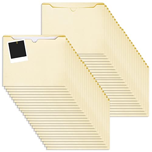 2 Pcs Briefformat Dateiordner - Briefformat Manila Ordner,Durable Manila Klassifizierung Informationsmappe für Bürodokumente, Briefe, Bücher Abbto von Abbto