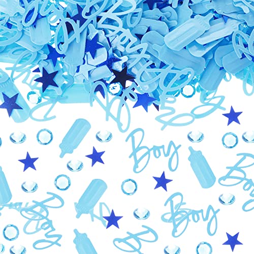 Its a Boy Babyparty Tischdeko, Konfetti Babyparty Blau-babyflasche, Gender Reveal Babyparty Tischdeko Konfetti Deko Junge von Abeillo