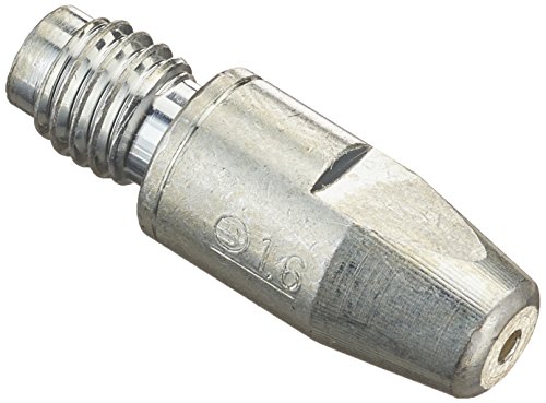 Abicor Binzel 144.0590 Kontaktspitze für Schweißbrenner, ABITIP PLUS, Gewindegröße M8, 1,6 mm Drahtdurchmesser 10 mm Durchmesser 30 mm Länge (10 Stück) von Abicor Binzel