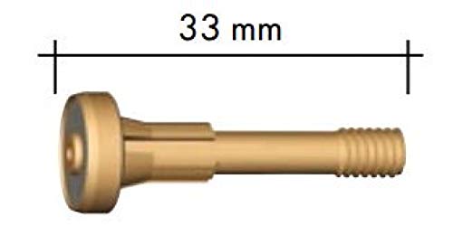 Abicor Binzel 776.0172 Gas Diffusor für TIG Welding Torch, Standard Version, 1,6 mm Durchmesser, 33 mm Länge (5 Stück) von Abicor Binzel