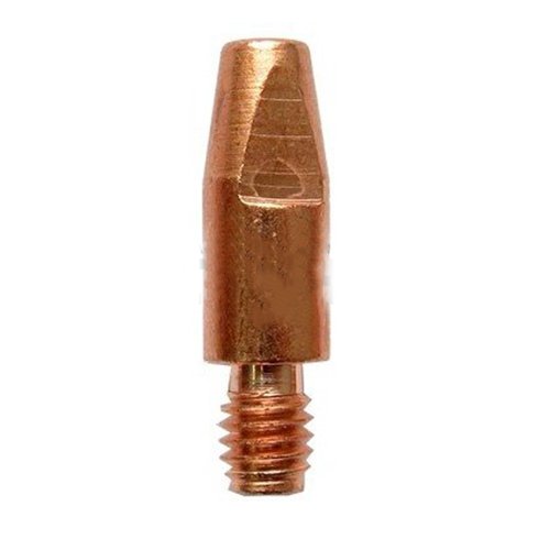 Abicor Binzel Kontaktspitze für Schweißbrenner, E-Cu, Gewindegröße M6, 1,0 mm, Drahtdurchmesser 8 mm, Länge 28 mm, 50 Stück, 140.0242.50 von Abicor Binzel