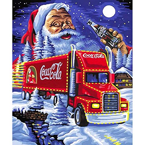 Abillyn 5D Diamond Painting Kits Full Drill, Santa Claus Diamond Art for Adults Kids von Abillyn