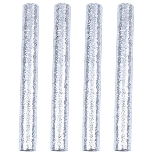 Abledance 4X Küche Öl Dicht Wasserdicht Aufkleber Aluminium Folie Küche Herd Kabinett Aufkleber Selbstklebende Tapeten DIY Wand Aufkleber 30 cm X 1 M von Abledance