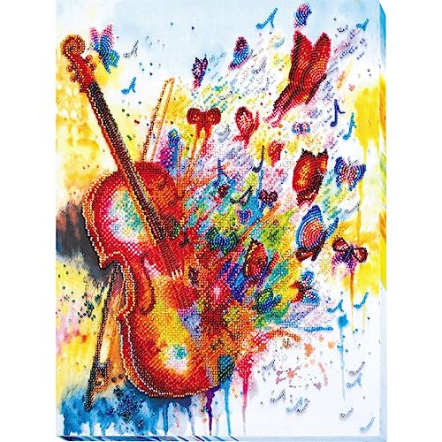 Abris Art AB-629 Perlenstich Stickset, Baumwolle, mehrfarbig, 40x19cm von Abris Art