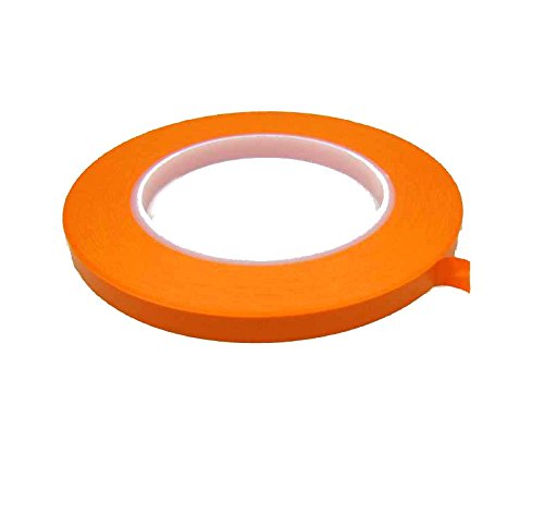 AcMax Linierband 6,0 mm Abdeckband Fineline Tape Konturband Klebeband orange 55 m von AcMax